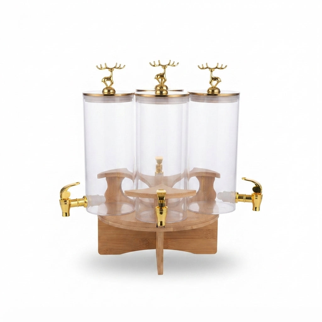 3 in 1 Glass Juice Dispenser