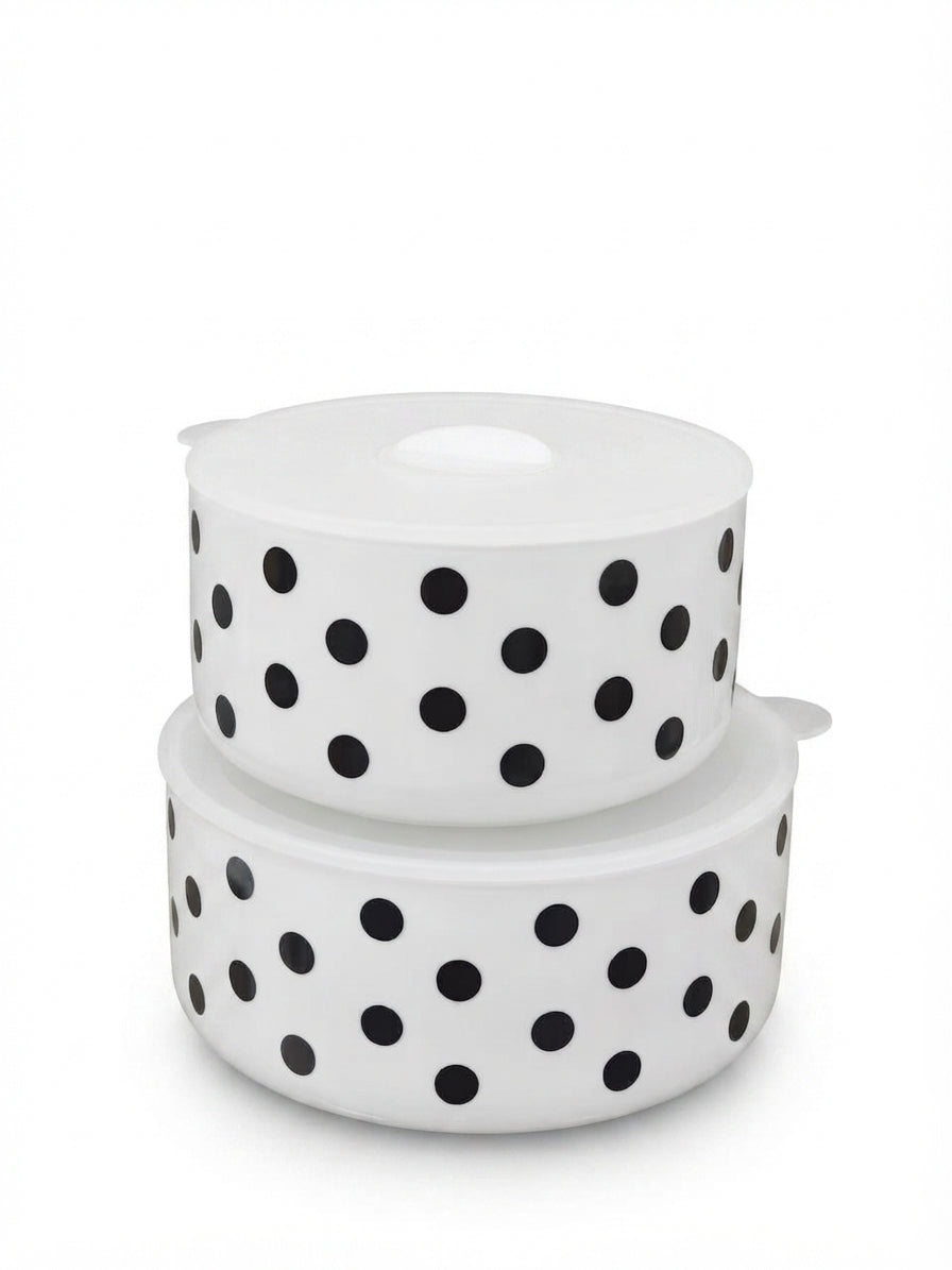 Ceramic airtight food storage bowls