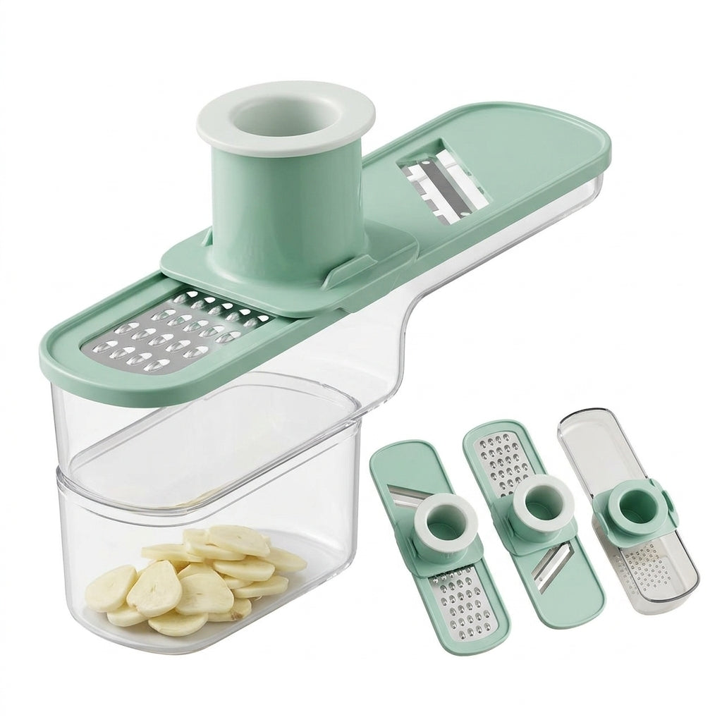 2-in-1 Multi-Function Vegetable Grater & Slicer with Container