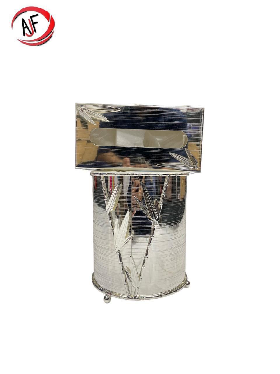 Premium 2pc Tissue Box and Dust Bin