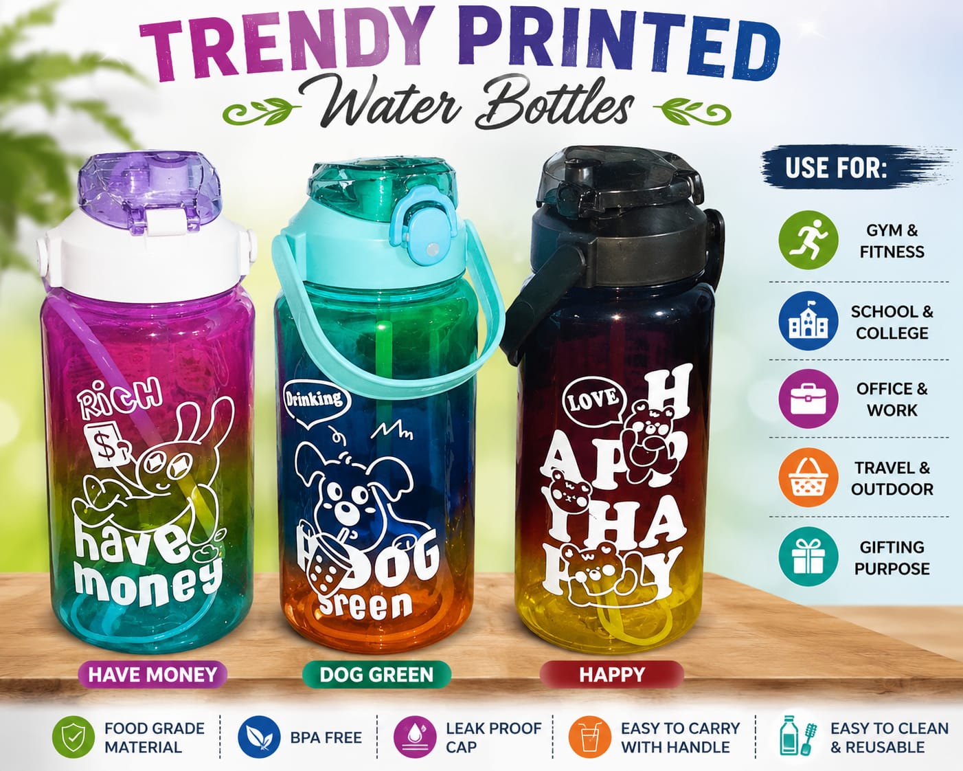 2 Liter Water Bottle