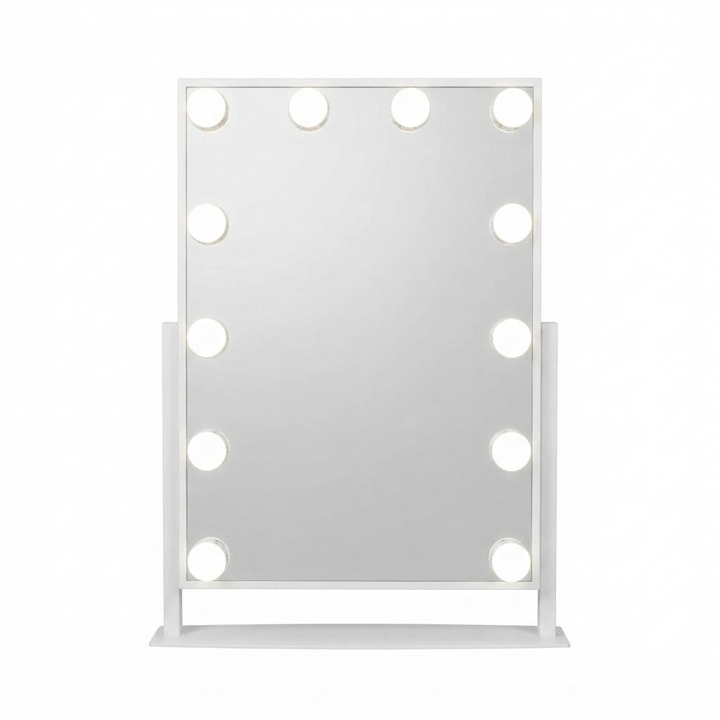 Luxury Hollywood LED Vanity Mirror with 9 Dimmable Bulbs & 3 Light Modes