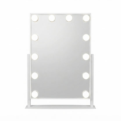 Luxury Hollywood LED Vanity Mirror with 9 Dimmable Bulbs & 3 Light Modes