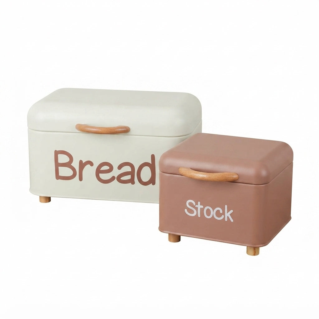 Retro-Inspired Kitchen Storage Canisters