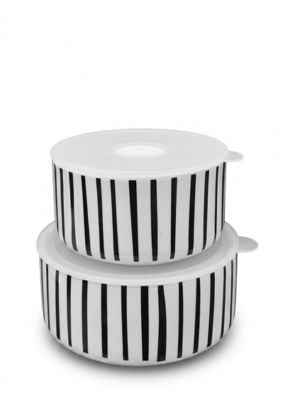 Ceramic airtight food storage bowls