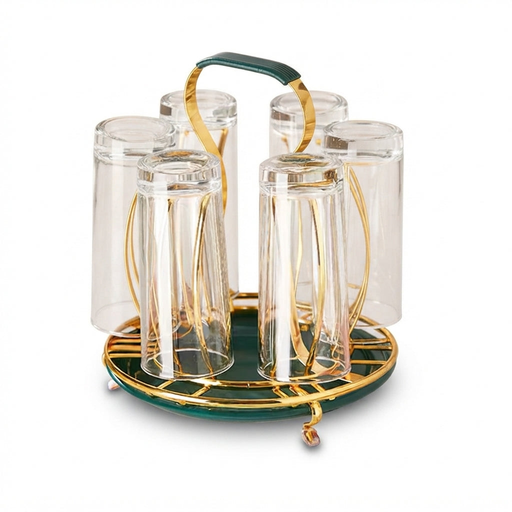 Cup/Glass Upside Down Drain Rack Organizer