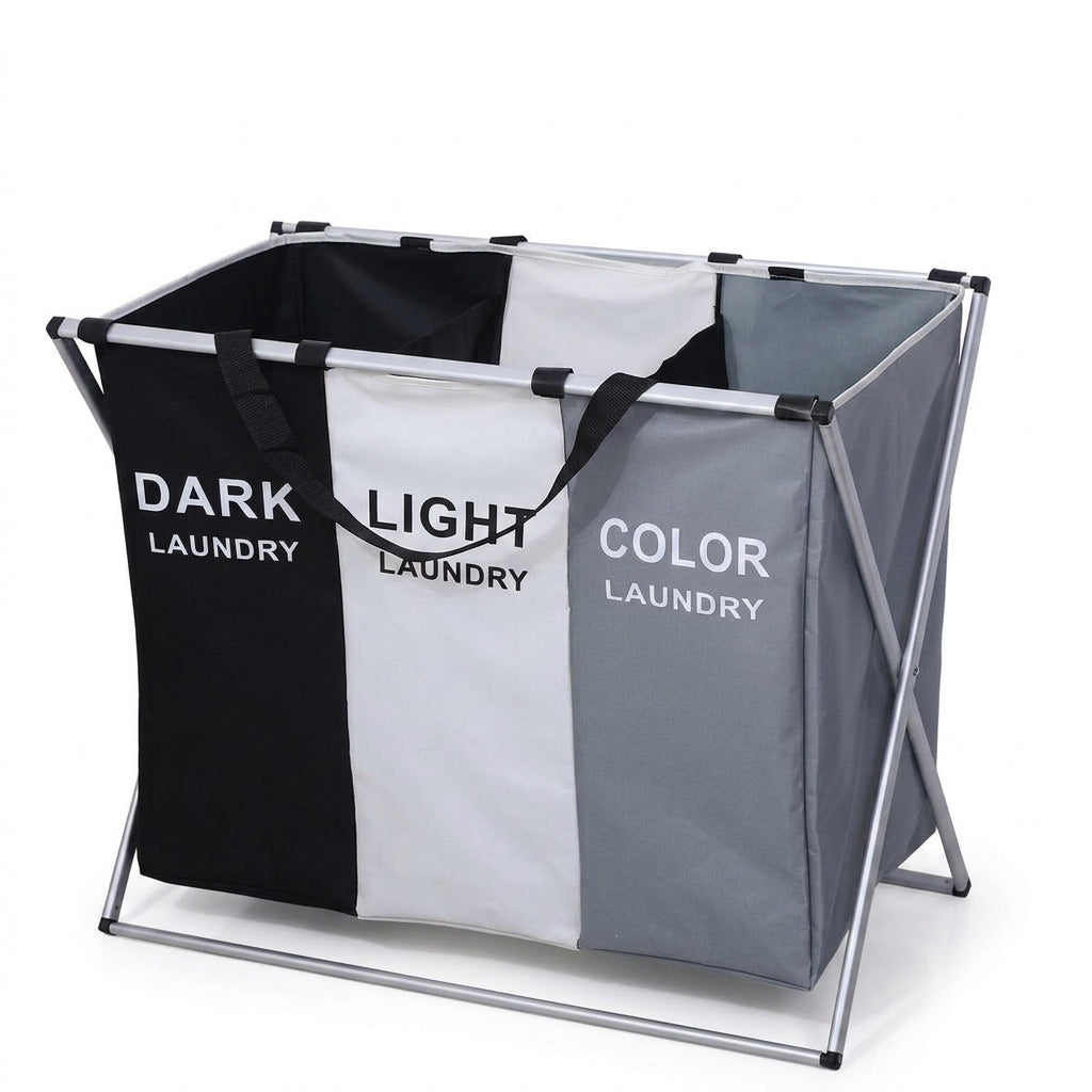 Foldable X-Shaped Laundry Basket
