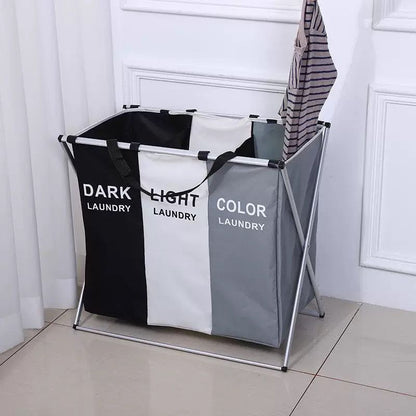 Foldable X-Shaped Laundry Basket