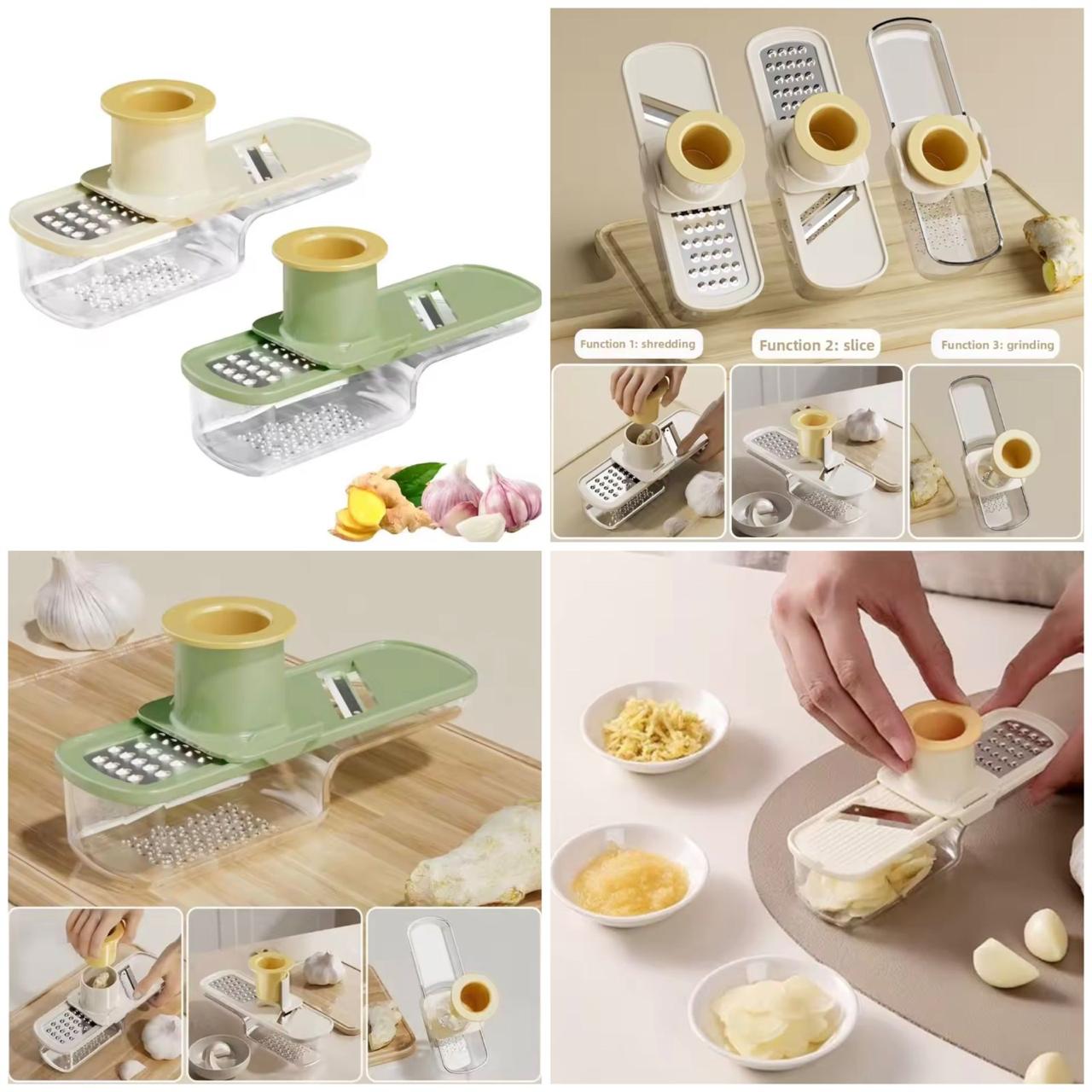 2-in-1 Multi-Function Vegetable Grater & Slicer with Container