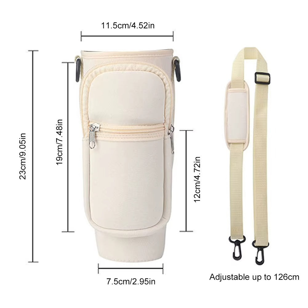 40oz Neoprene Water Bottle Carrier Bag