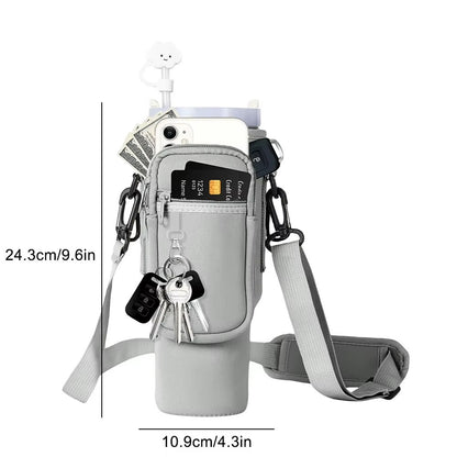 40oz Neoprene Water Bottle Carrier Bag