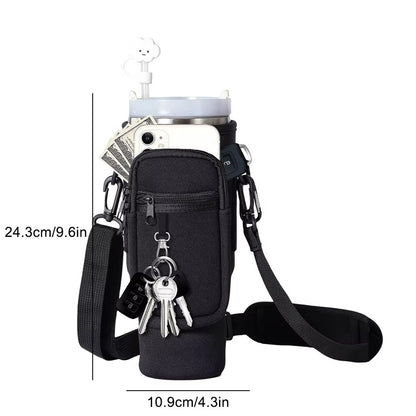 40oz Neoprene Water Bottle Carrier Bag
