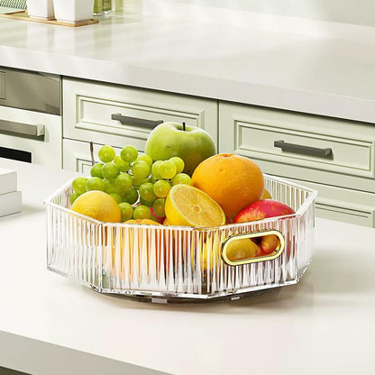 Rotating Tray Hexagon Acrylic