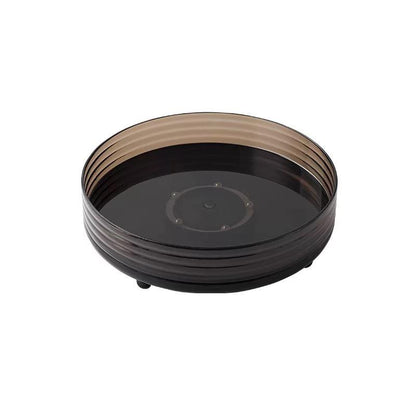 Rotating Tray Black Transparent