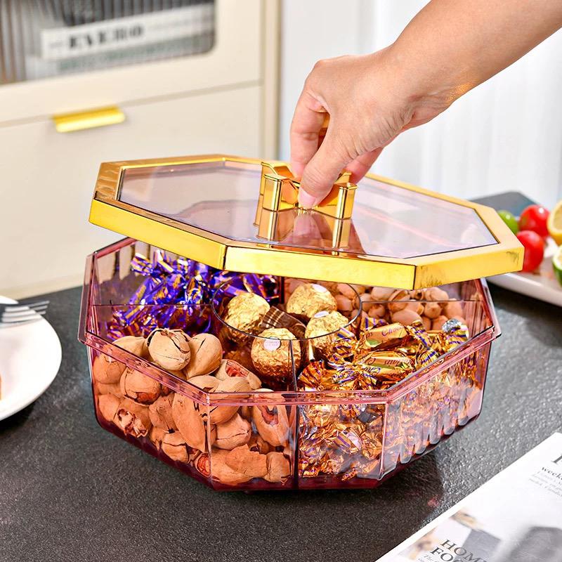 Rotating Tray Acrylic Dry fruit