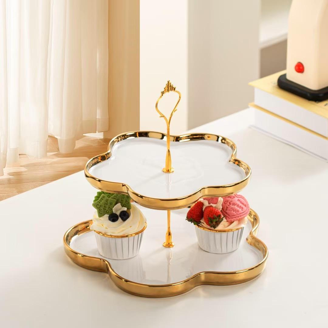Premium quality 2 Tier and 3 Tier  desert serving trays