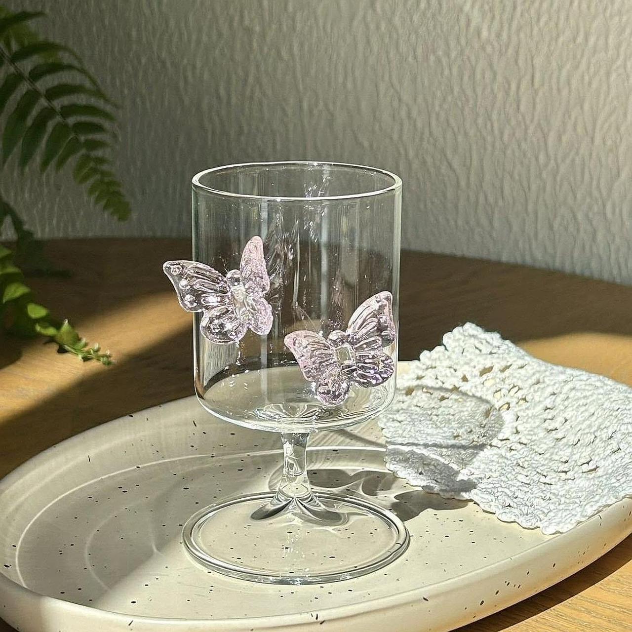 Artisan-crafted glassware featuring striking 3D