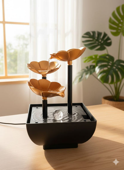 The Lotus Flower Decorative Water Fountain