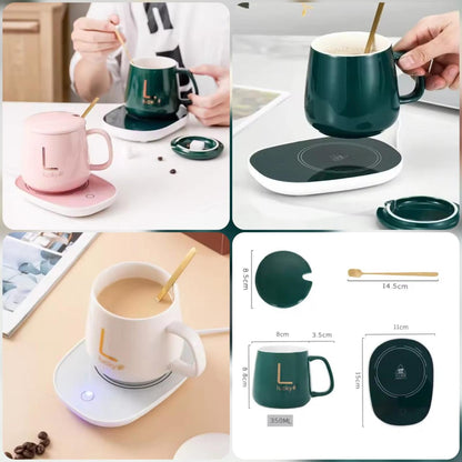 Smart 400ml Mug with Heating Coaster
