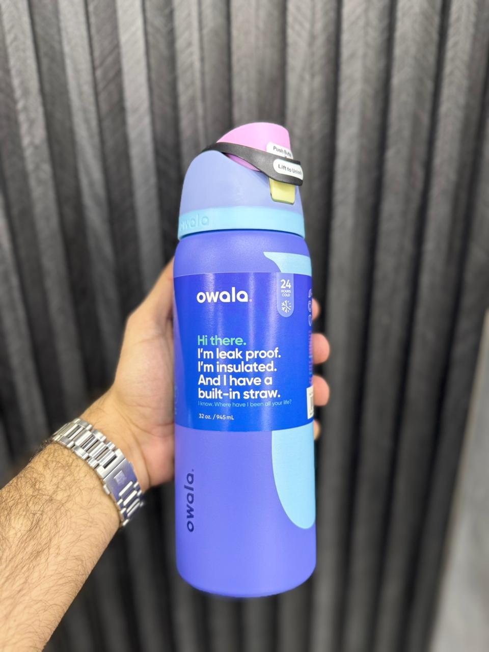 Owala Leak-Proof Insulated Straw Bottle – 32oz