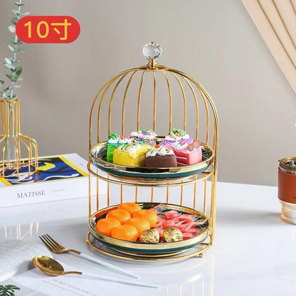 Luxury Gold Birdcage Dessert Stand