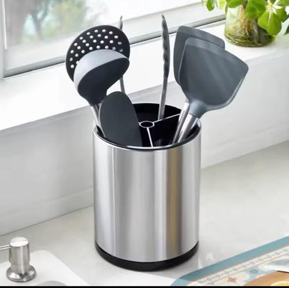 Stainless Steel 360 Rotating Spoon Holder