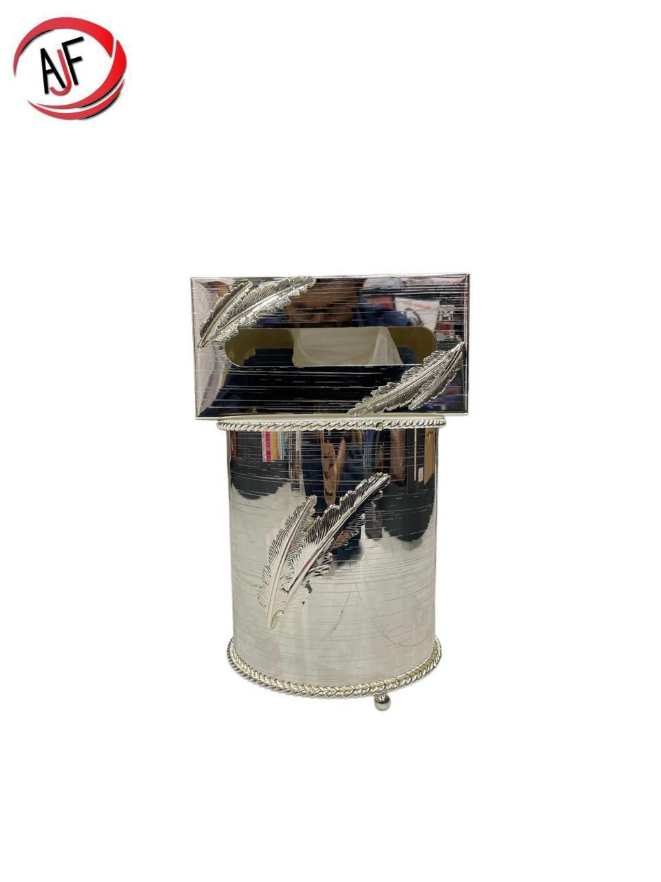 Premium 2pc Tissue Box and Dust Bin