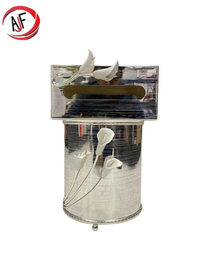 Premium 2pc Tissue Box and Dust Bin