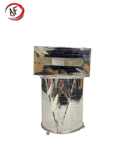 Premium 2pc Tissue Box and Dust Bin