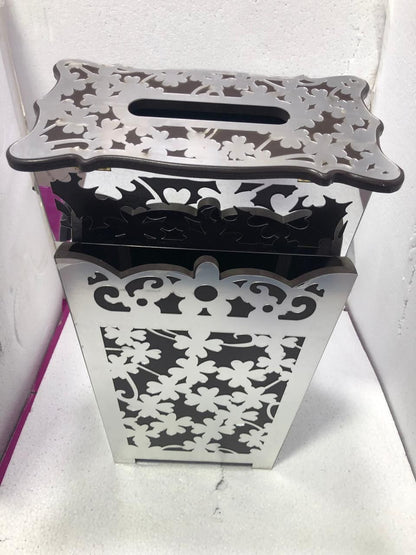 Premium 2pc Tissue Box and Dust Bin