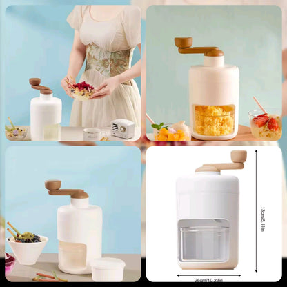 Manual Ice Crusher and Shaved Ice Machine