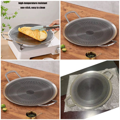 316 HIGH QUALITY HONEY COMB TAWA  with handles