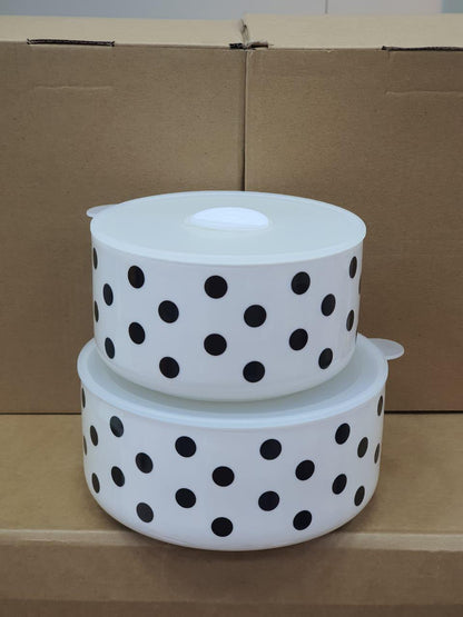 Ceramic airtight food storage bowls