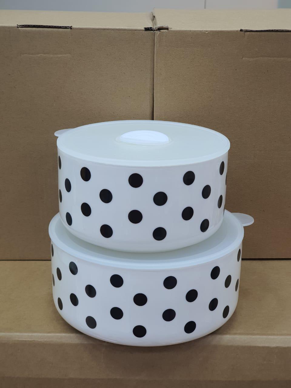 Ceramic airtight food storage bowls