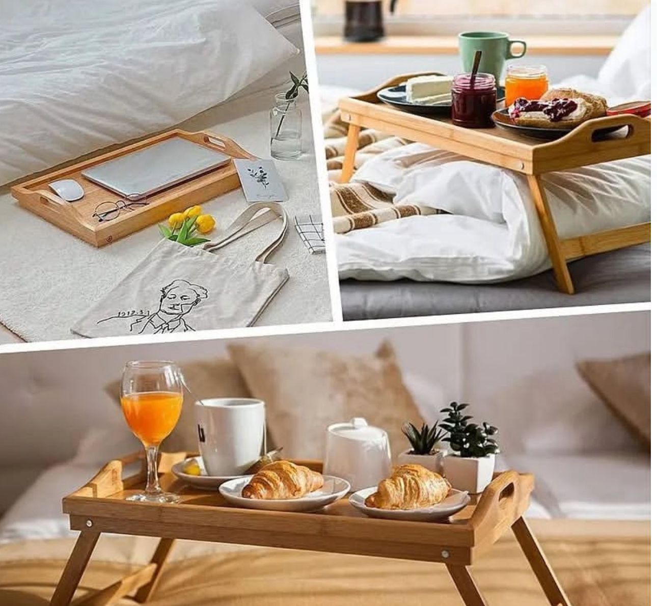 Wooden Bed Table Made in China High Quality