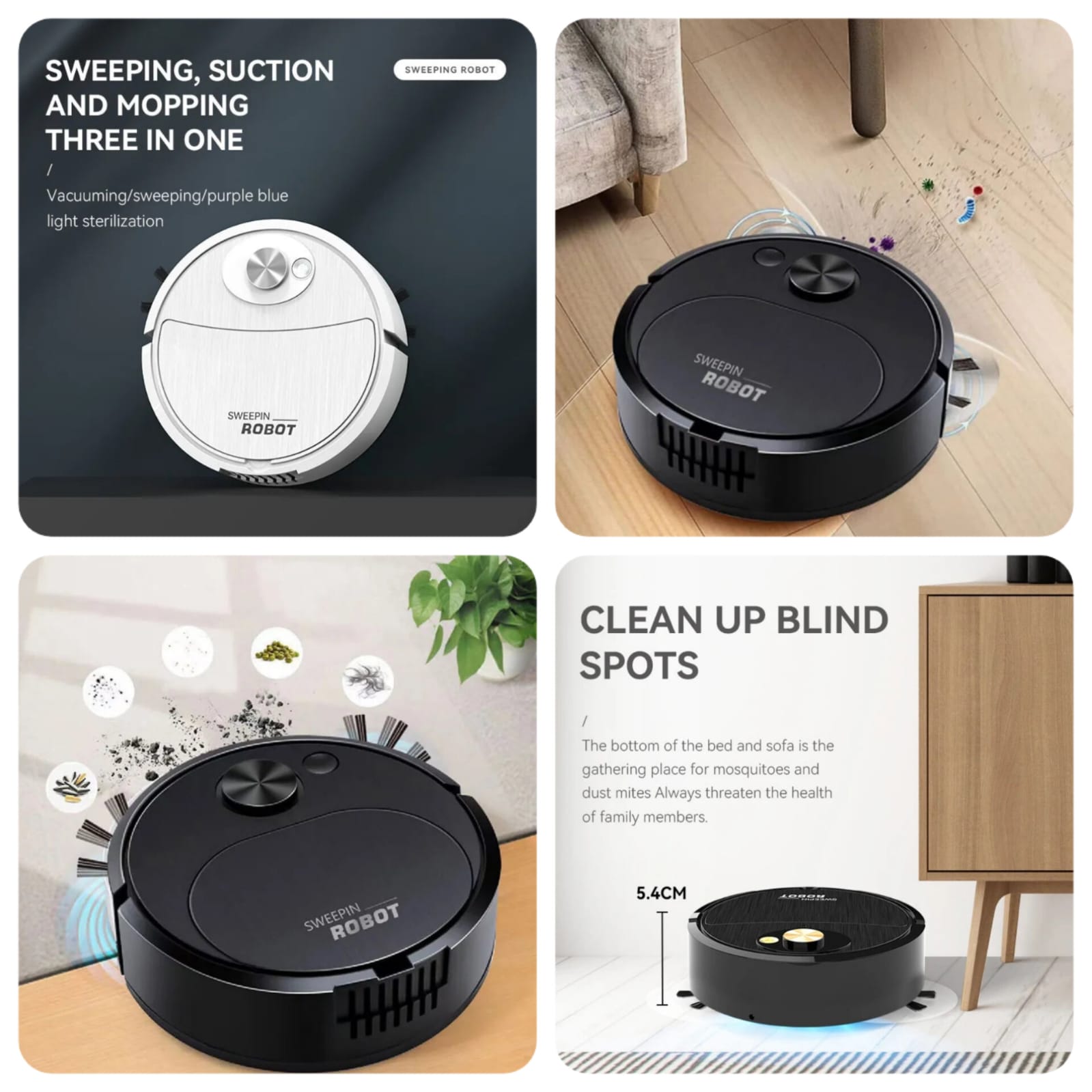Sweeping And Vaccuum Robot