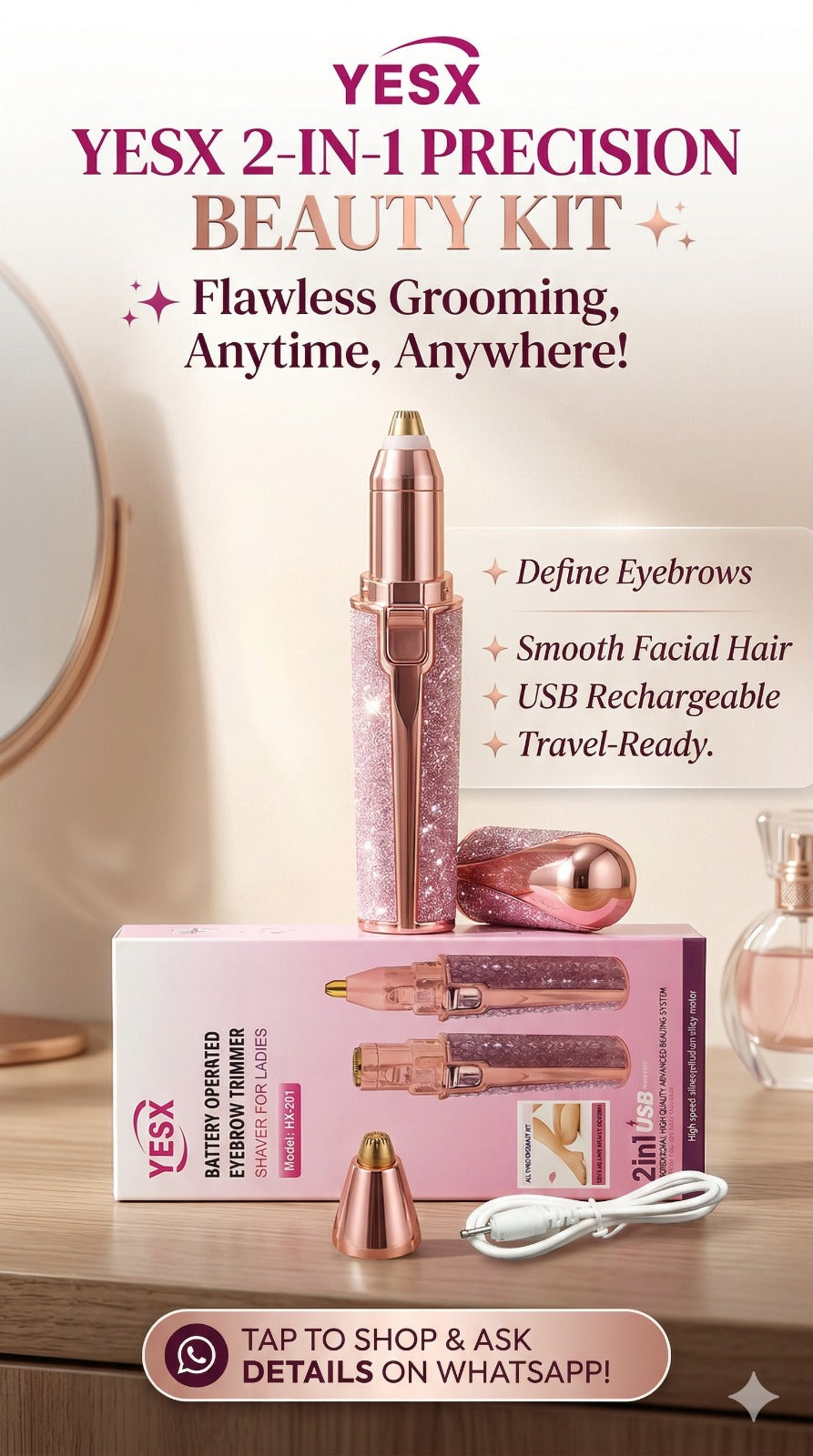 Yesx New Flawless 2 in 1