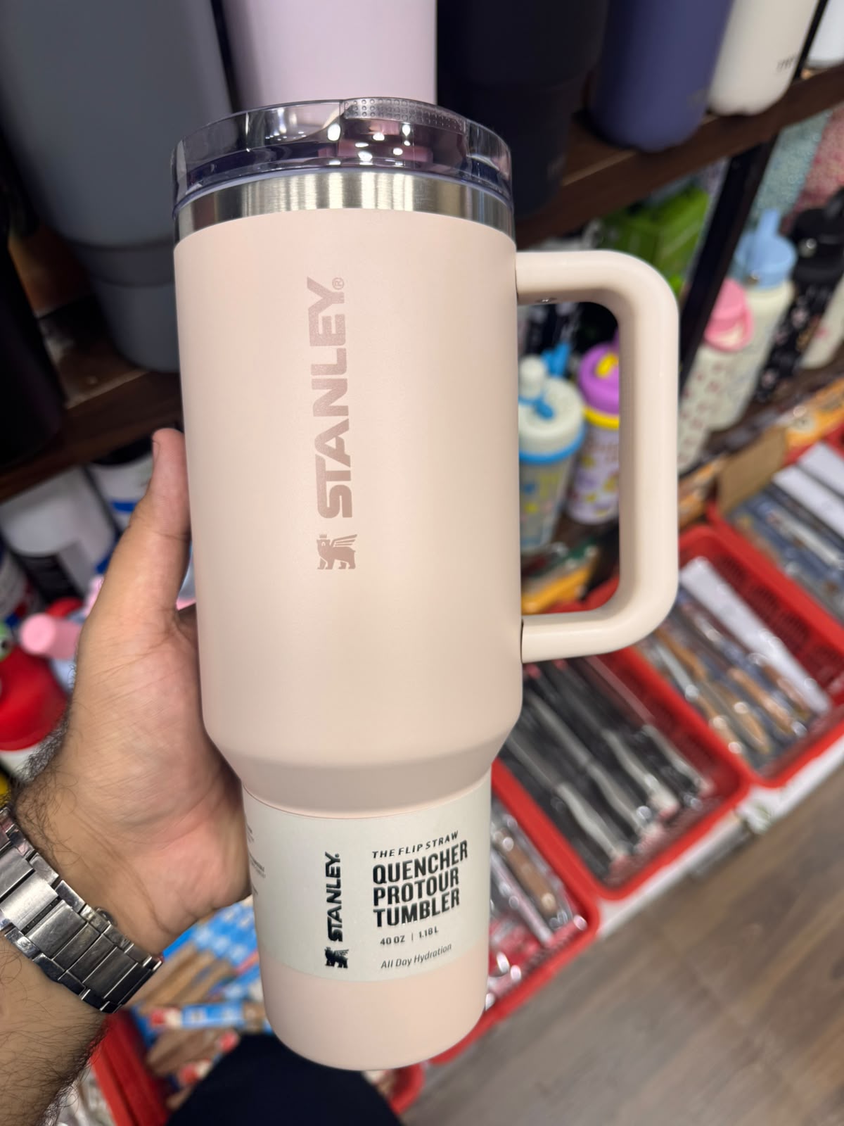 Premium Stanley Built-in Sipper Tumbler (40oz)