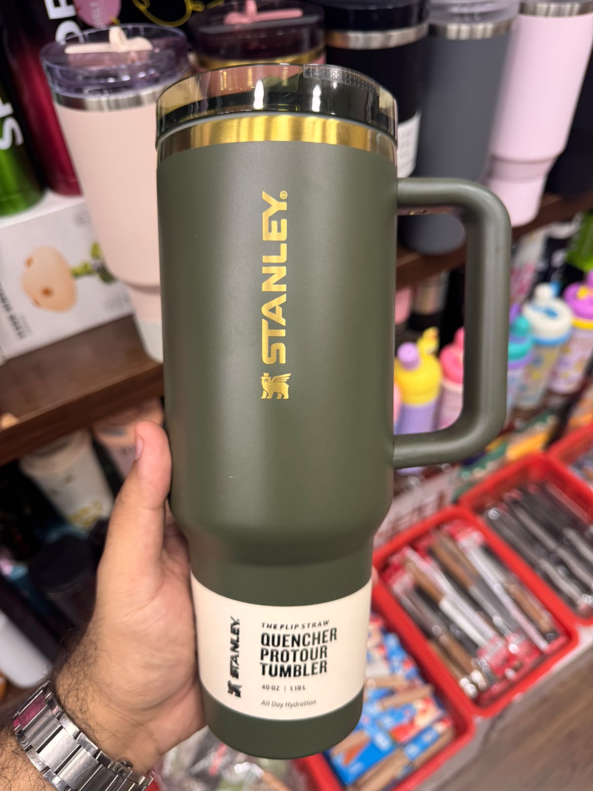 Premium Stanley Built-in Sipper Tumbler (40oz)