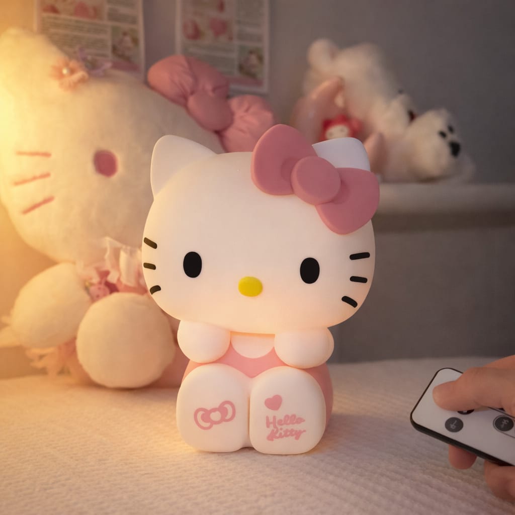 Soft Character Lamp - Hello kitty and Kuromi