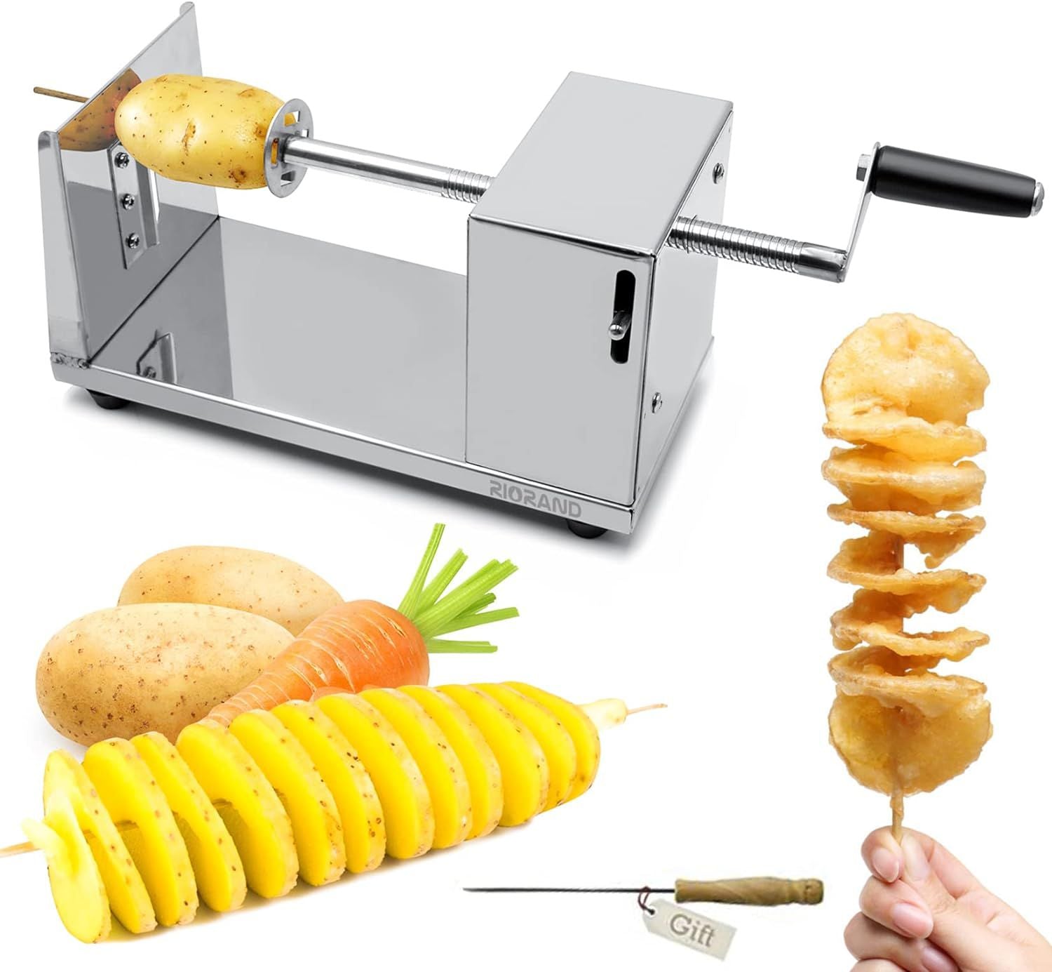 Stainless Potato Spiral Machine
