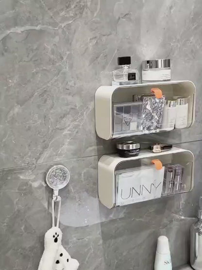Wall-Mounted Multi-Purpose Storage Organizer – Drill-Free & Space Saving
