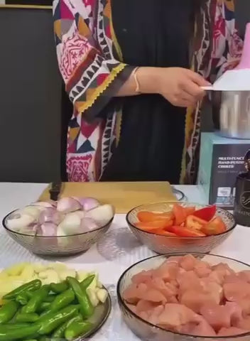 HAND PUSHING CHOPPER STAINLESS STEEL BOWL